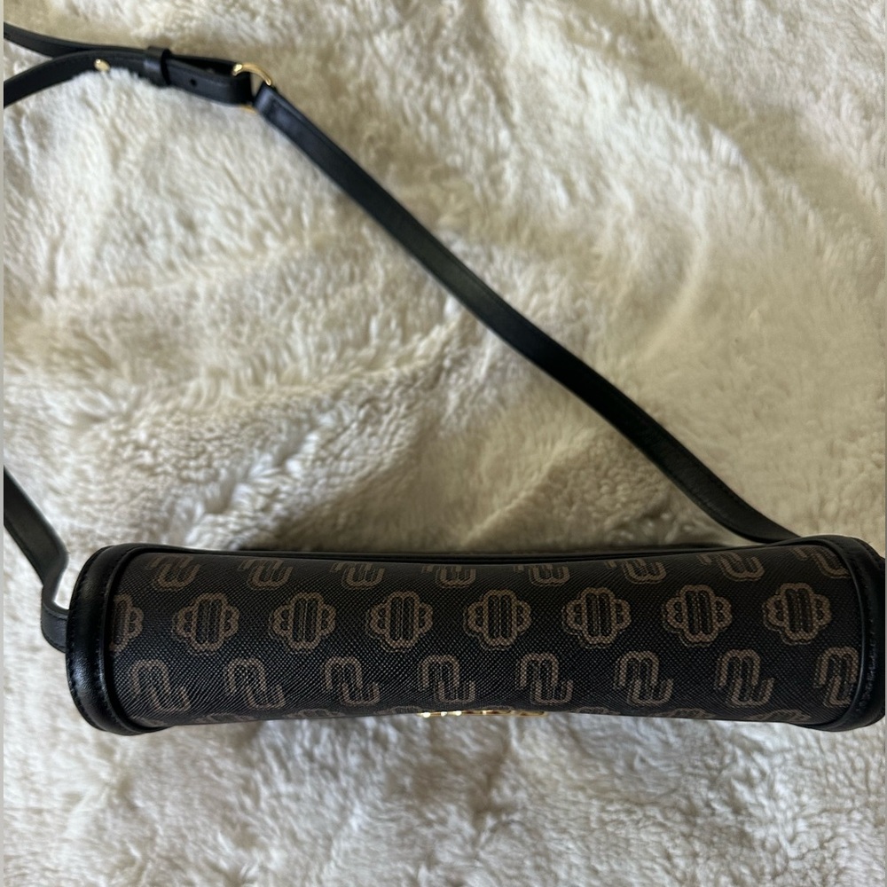 MAJE - New Leather crossbody bag in Brown - Picture 5 of 10